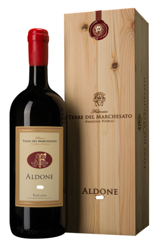 Toscana Rosso IGT – ALDONE 2022 Cassetta Legno Magnum 1,5 Litri – Terre Del Marchesato