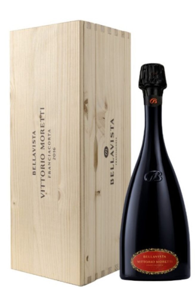 Franciacorta Extra Brut – Vittorio Moretti 2016 ASTUCCIO LEGNO – Bellavista 1,5 LT