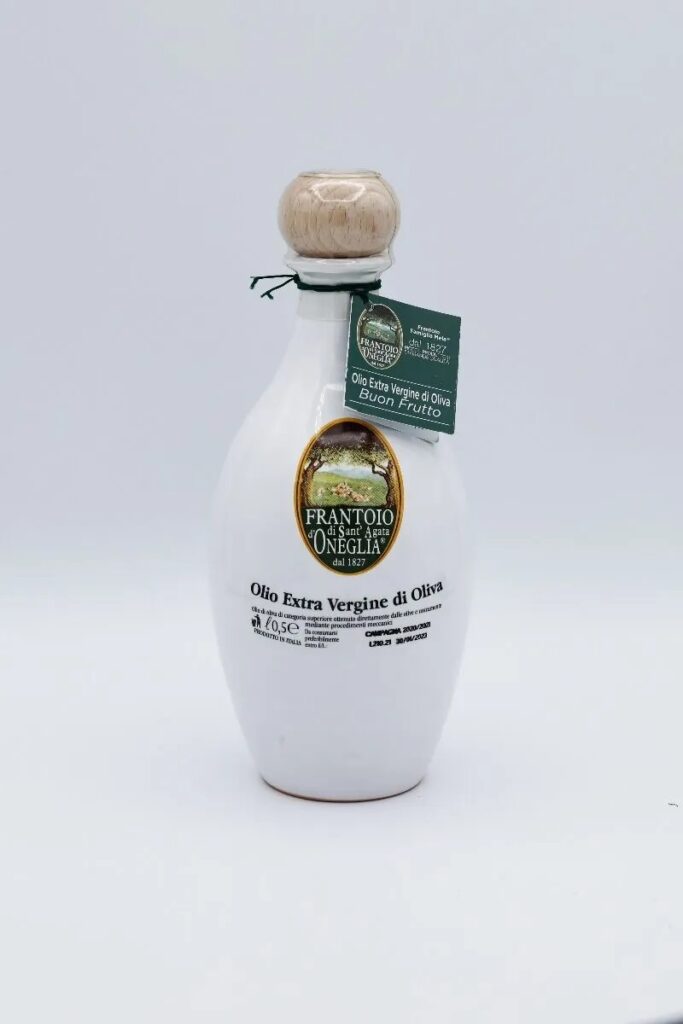 Olio extra vergine di oliva in Ceramica Bianca – Frantoio San Agata 2,5 Litri