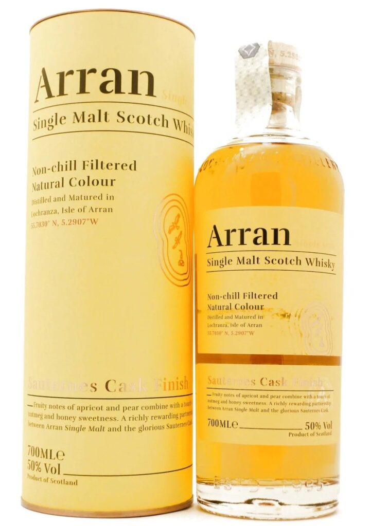 Single Malt Scotch Whisky Sauternes Cask Finish - Arran 0,70 CL