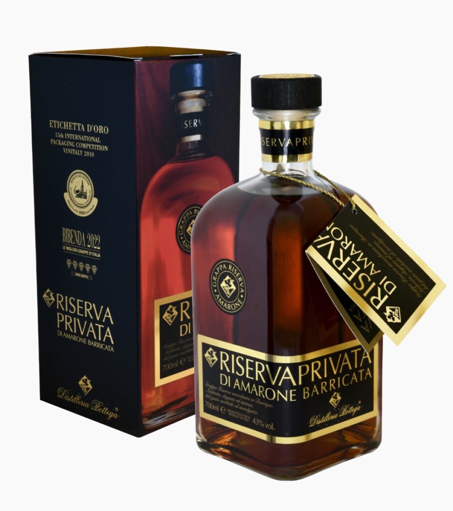 Grappa Barricata di Amarone – RISERVA PRIVATA – BOTTEGA