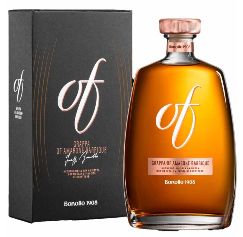 Grappa OF Amarone BARRIQUE Astucciata- Bonollo