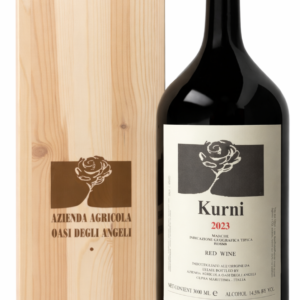 Marche Rosso IGT - KURNI 2023 CASSETTA LEGNO 3 Litri - Oasi Degli Angeli