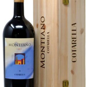 Merlot Lazio IGP MONTIANO 2021 1,5 LT ASTUCCIO LEGNO - Cotarella