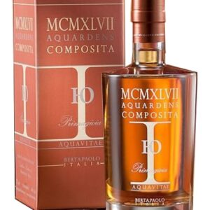 Acquavite MCMXLVII Aquardens Composita Primagioia Berta