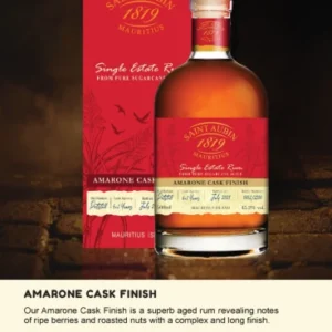 Rum 7 anni, Amarone cask finish - Saint-Aubin