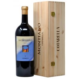 Merlot Lazio IGP MONTIANO 2021 6 LT ASTUCCIO LEGNO - Cotarella - Cotarella
